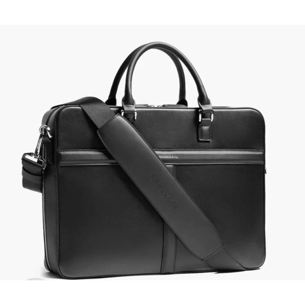 Maverick & Co Delta Leather Briefcase